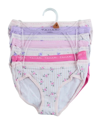 Thumbnail 1: Tahari Girl's 7 Pk Primrose Hipster Underwear 