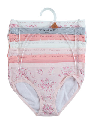 Thumbnail 1: Tahari Girl's 7 Pk Potpourri Hipster Underwear 