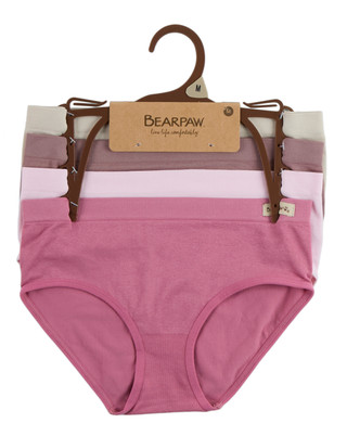 Thumbnail 1: BEARPAW Girl's 4 Pk Seamless Hipster Underwear 