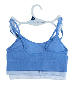 Thumbnail 2: Nautica Girl's 3 Pk Ribbed Seamless Bralettes 