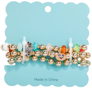 Thumbnail 2: C&C California 3 Pk Summerween Charm Bracelets 