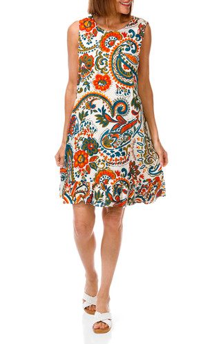 Thumbnail 1: MSK Women's Sleeveless A-Line Shift Dress 