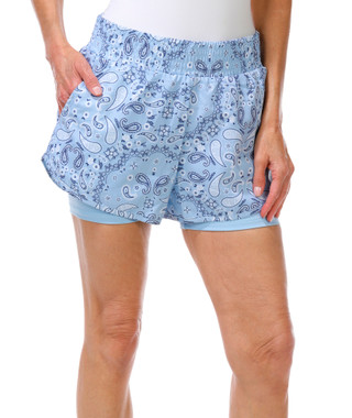 Thumbnail 1: Jessica Simpson Women's Active Bandana Shorts 