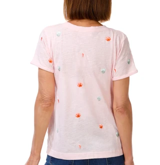 Thumbnail 2: Philosophy Women's Short Sleeve Embroidered Shell Top 