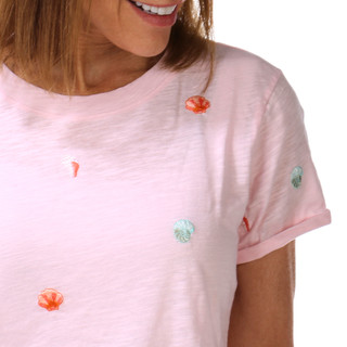 Thumbnail 3: Philosophy Women's Short Sleeve Embroidered Shell Top 