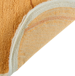 Thumbnail 2: Harvest Collection 21x28 Cotton Pumpkin Bath Rug 