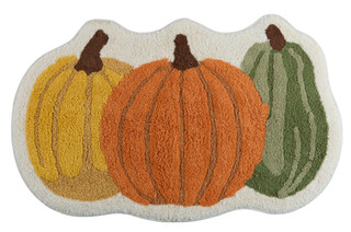 Thumbnail 1: Harvest Collection 20x32 Pumpkin & Gourds Bath Rug 