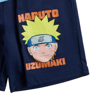 Thumbnail 2: NARUTO Big Boy's 2 Pc Short Sleeve Naruto Shorts Set 