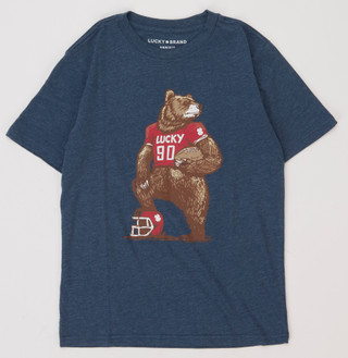 Thumbnail 1: Lucky Brand Boys Football Bear T-Shirt 