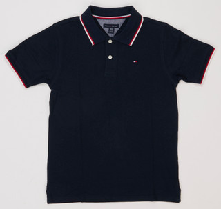 Thumbnail 1: Tommy Hilfiger Boys Short Sleeve Polo Shirt 
