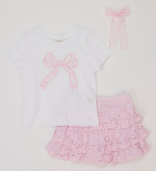 Thumbnail 1: No Comment Girls 2 Pc Skort Set 