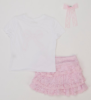 Thumbnail 2: No Comment Girls 2 Pc Skort Set 