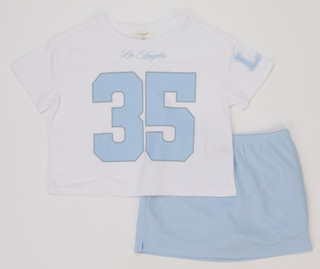 Thumbnail 1: No Comment Girls 2 Pc Skort Set 