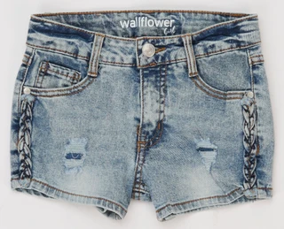 Thumbnail 1: Wallflower Girls Denim Shorts 