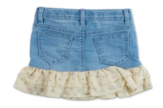 Thumbnail 2: Squeeze Little Girls Mid Media Ruffle Skort 