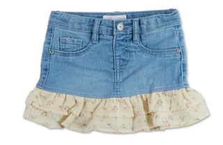 Thumbnail 1: Squeeze Little Girls Mid Media Ruffle Skort 