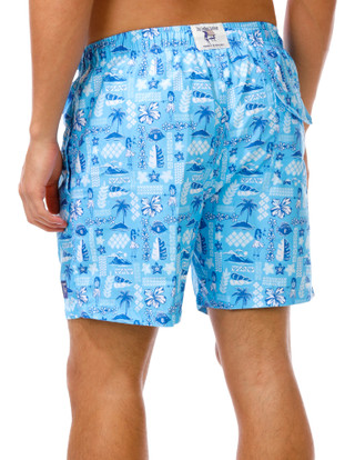 Thumbnail 2: Endless Summer Men's Tropical Volley Shorts 