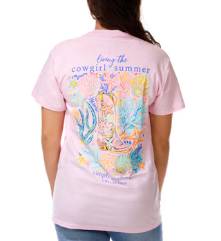 Thumbnail 1: SIMPLY SOUTHERN Juniors Short Sleeve Cowgirl Tee 