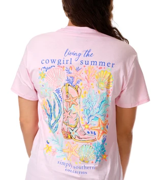 Thumbnail 3: SIMPLY SOUTHERN Juniors Short Sleeve Cowgirl Tee 