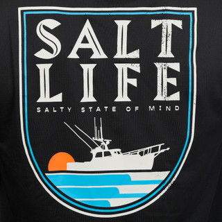 Thumbnail 2: Salt Life Men's Long Sleeve Graphic Performance Tee 