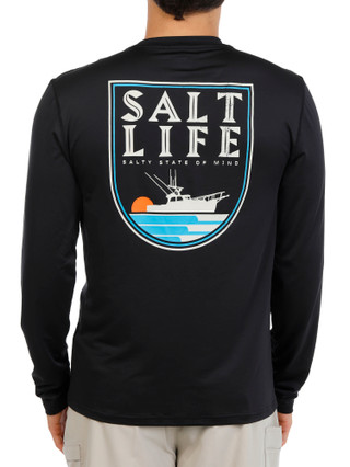 Thumbnail 1: Salt Life Men's Long Sleeve Graphic Performance Tee 