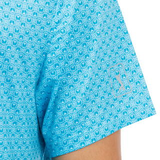 Thumbnail 3: PGA TOUR Men's Short Sleeve Geometric Performance Polo 