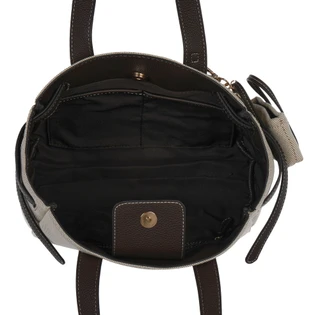 Thumbnail 2: Nanette Lepore Canvas Tote Bag with Micro Bag Charm 