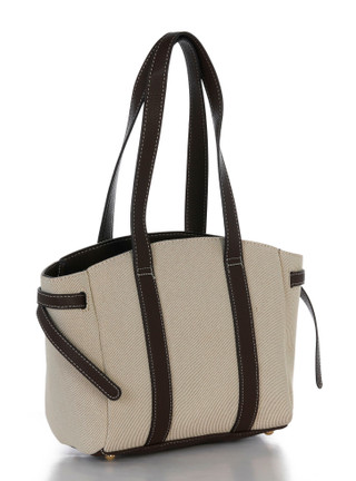 Thumbnail 3: Nanette Lepore Canvas Tote Bag with Micro Bag Charm 