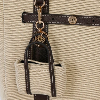 Thumbnail 4: Nanette Lepore Canvas Tote Bag with Micro Bag Charm 