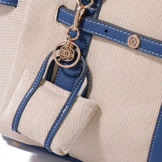 Thumbnail 4: Nanette Lepore Canvas Tote Bag with Micro Bag Charm 