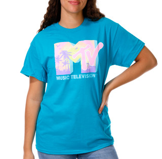 Thumbnail 1: MTV Juniors Short Sleeve Graphic Tee 