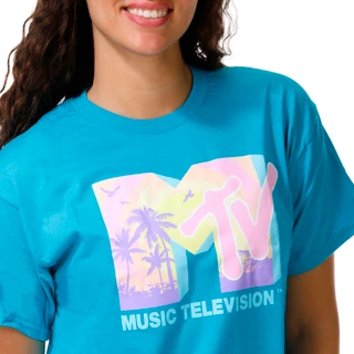 Thumbnail 3: MTV Juniors Short Sleeve Graphic Tee 