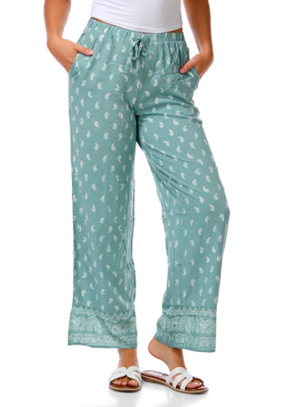 Thumbnail 1: Pink Rose Juniors Pull On Wide Leg Pants 
