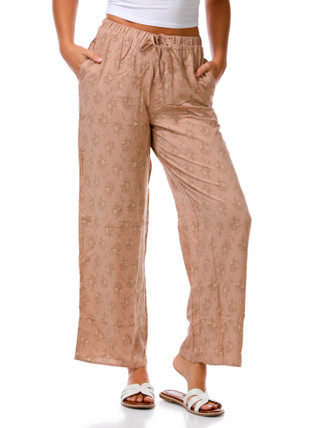 Thumbnail 1: Pink Rose Juniors Pull On Wide Leg Pants 