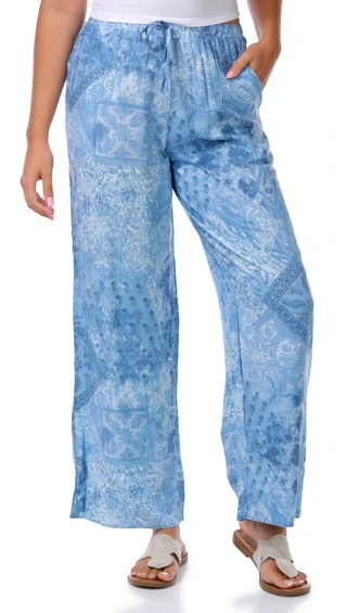 Thumbnail 1: Pink Rose Juniors Pull On Wide Leg Pants 