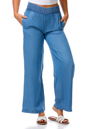 Thumbnail 1: love tree Juniors Pull On Wide Leg Pants 