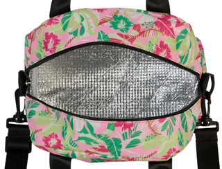 Thumbnail 3: La Valentina Palm Floral Lunch Bag 