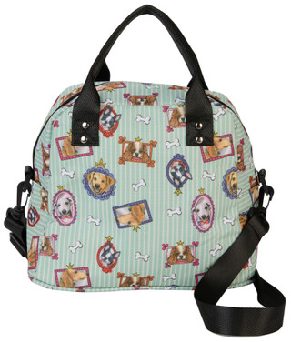 Thumbnail 1: La Valentina Royal Dog Frame Lunch Bag 
