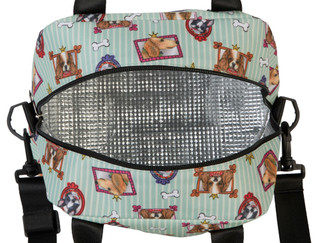 Thumbnail 3: La Valentina Royal Dog Frame Lunch Bag 