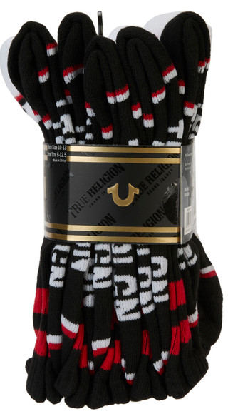 Thumbnail 2: True Religion Men's 10 Pk Half Cushion Crew Socks  