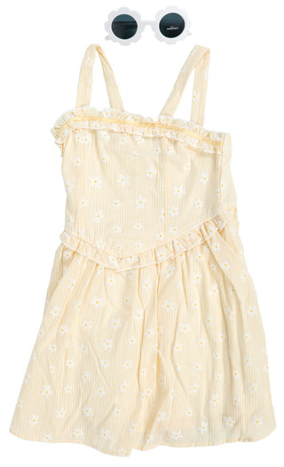 Thumbnail 1: Love Squared Girl's 2 Pc Print Sundress Set 