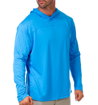 Thumbnail 1: Habit Men's Long Sleeve Hooded Performance Tee 