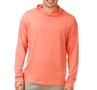 Thumbnail 1: Habit Men's Long Sleeve Hooded Performance Tee 