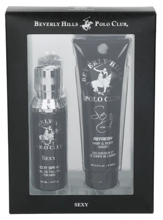 Thumbnail 1: Beverly Hills Polo Club 2 Pc Sexy Body Care Set 