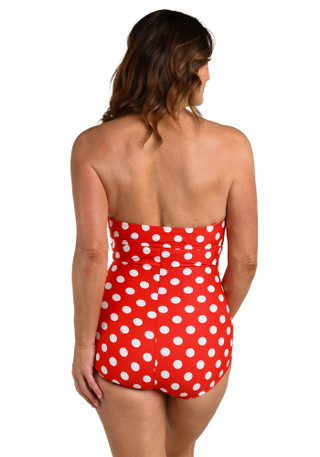 Thumbnail 4: Maxine of Hollywood Womens Bandeau One Piece Swimsuit 