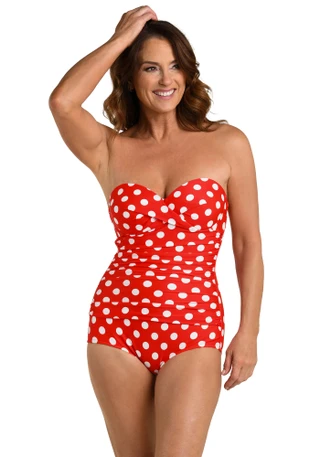 Thumbnail 6: Maxine of Hollywood Womens Bandeau One Piece Swimsuit 