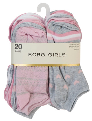 Thumbnail 1: BCBG Girls Girls 20 Pk Socks  