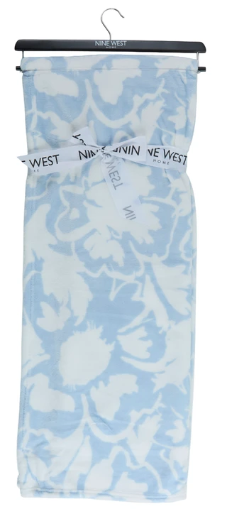 Thumbnail 2: NINE WEST 50x70 Garden Print Throw Blanket 