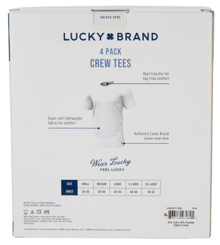 Thumbnail 2: Lucky Brand Men's 4 Pk Crew Tees 