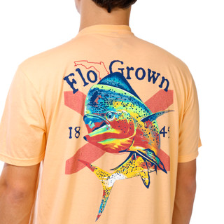 Thumbnail 3: FloGrown Men's Logo Graphic T-Shirt 